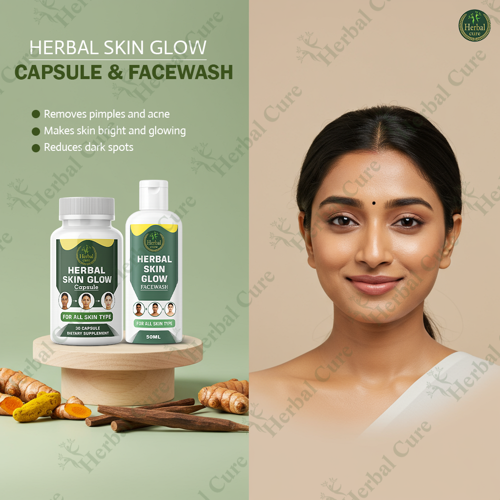 Herbal Skin Glow Facewash and Capsule