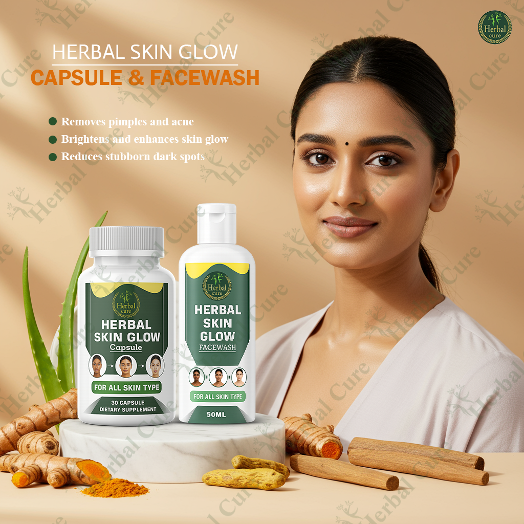 Herbal Skin Glow Facewash and Capsule