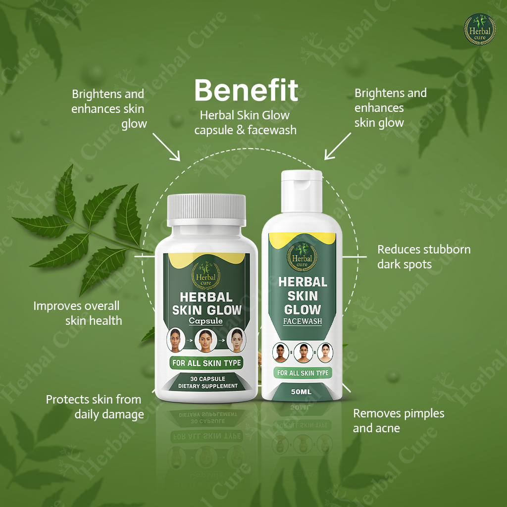 Herbal Skin Glow Facewash and Capsule