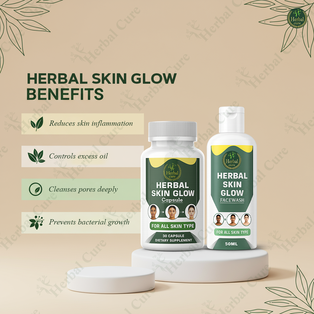 Herbal Skin Glow Facewash and Capsule