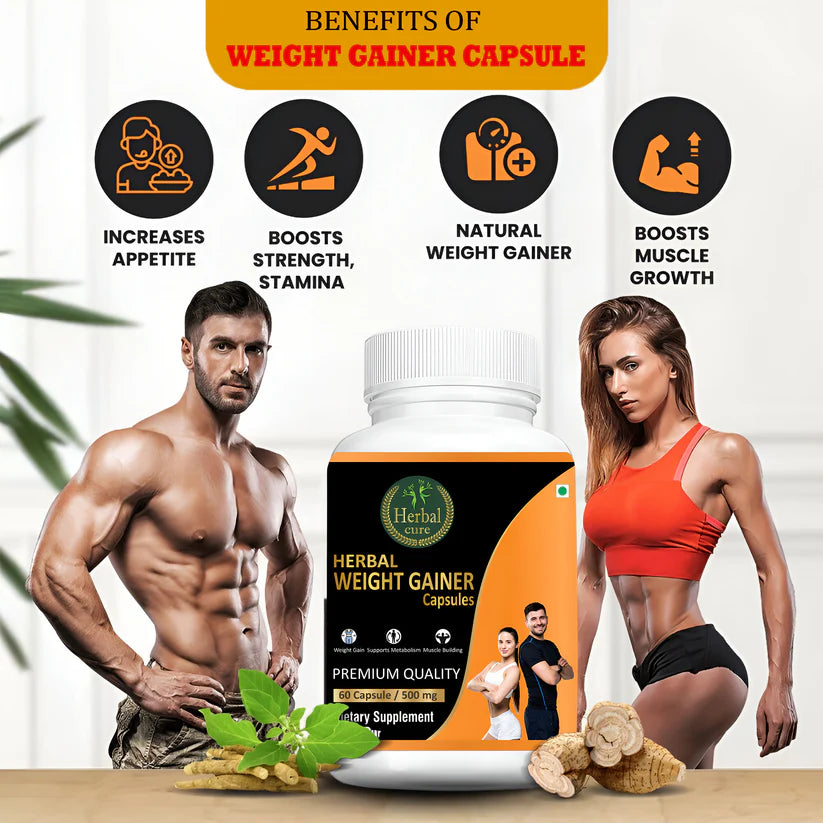 Herbal Weight Gainer Capsule for Men & Women