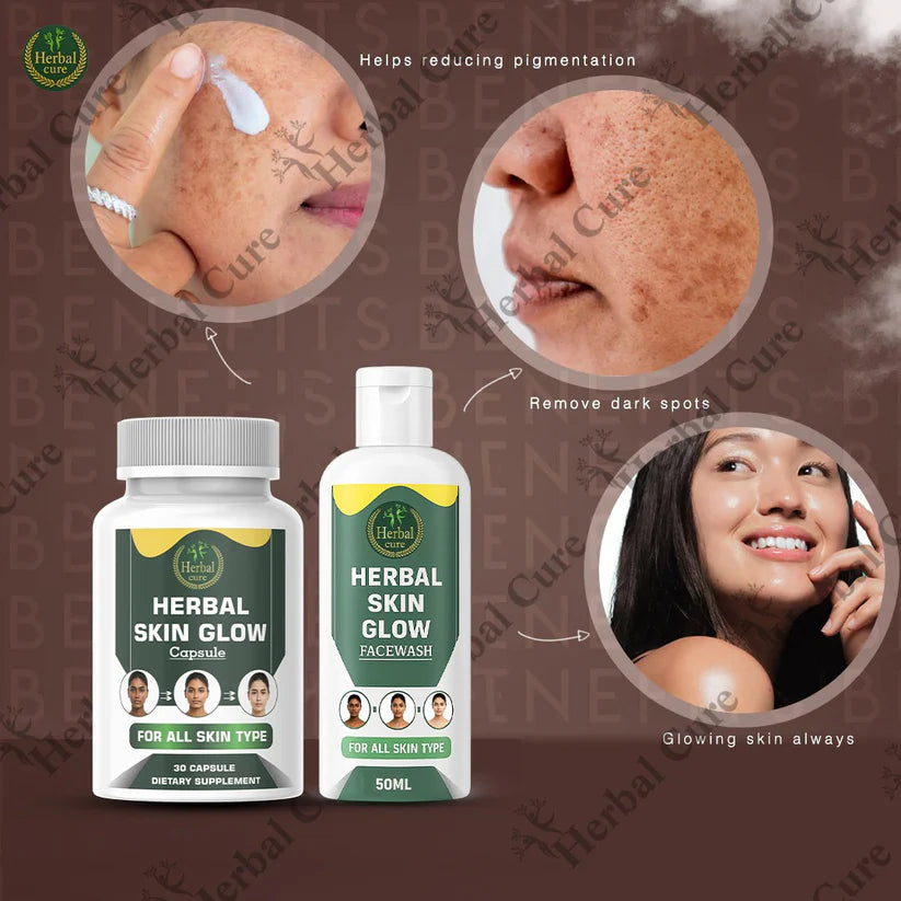 Herbal Skin Glow Facewash and Capsule