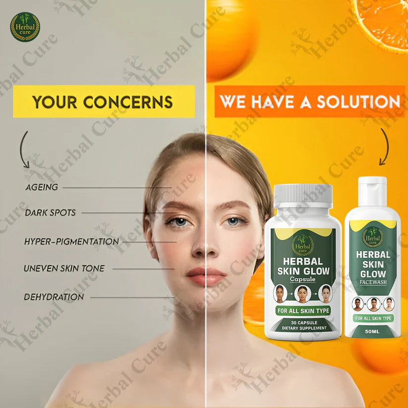 Herbal Skin Glow Facewash and Capsule