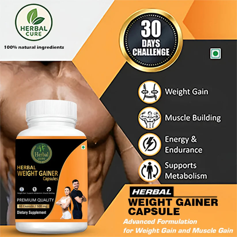 Herbal Weight Gainer Capsule for Men & Women