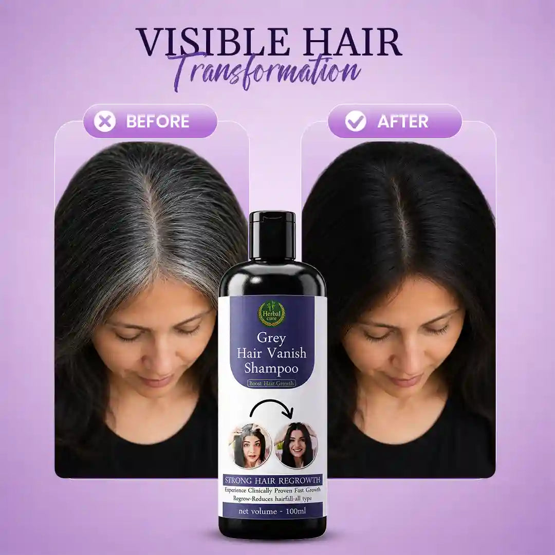 Grey Hair Vanish Shampoo Grey Hair Care & Stronger Hair ⭐
