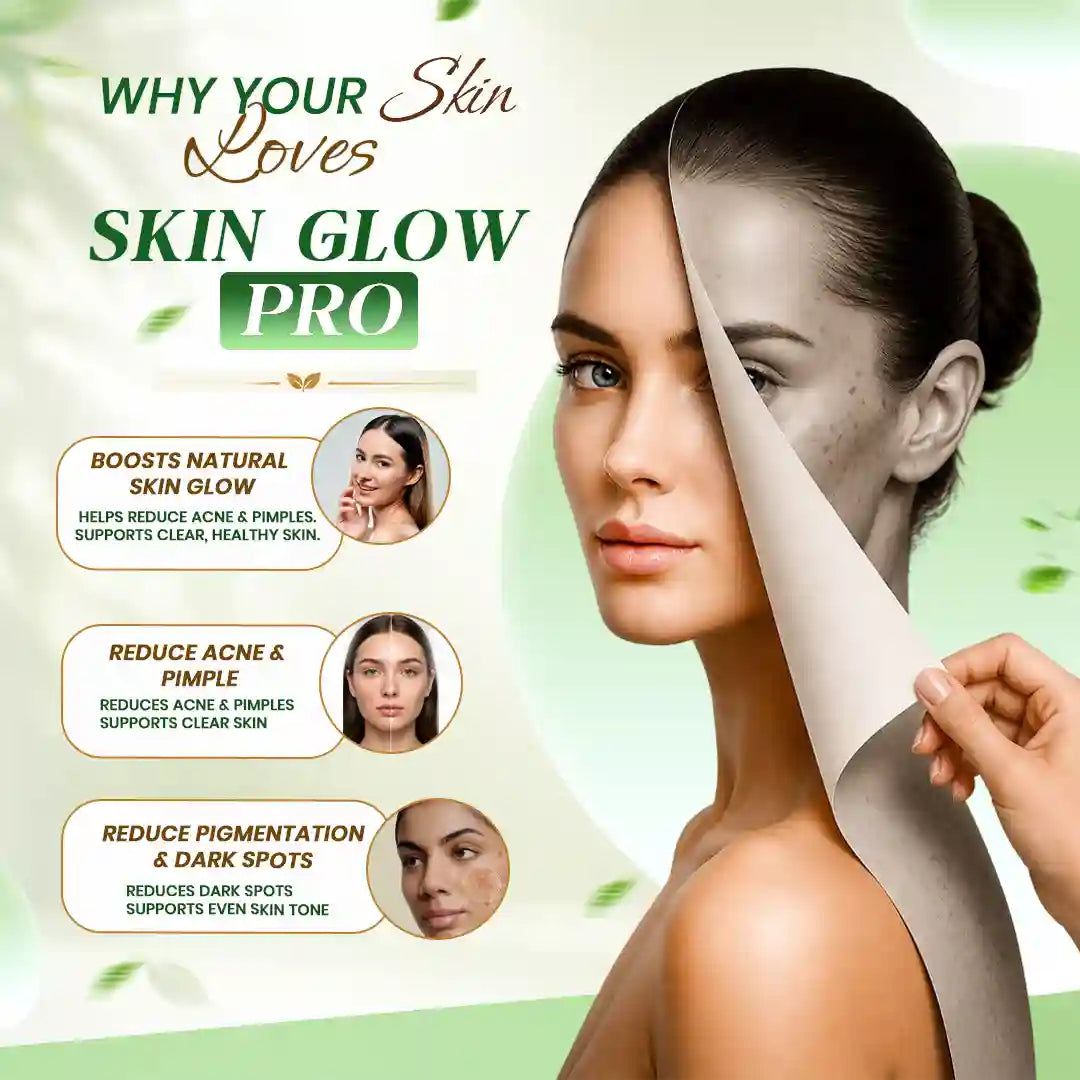 Herbal Skin Glow Pro Tablet for Men & Women (Pack -of-2-30 tablets each)