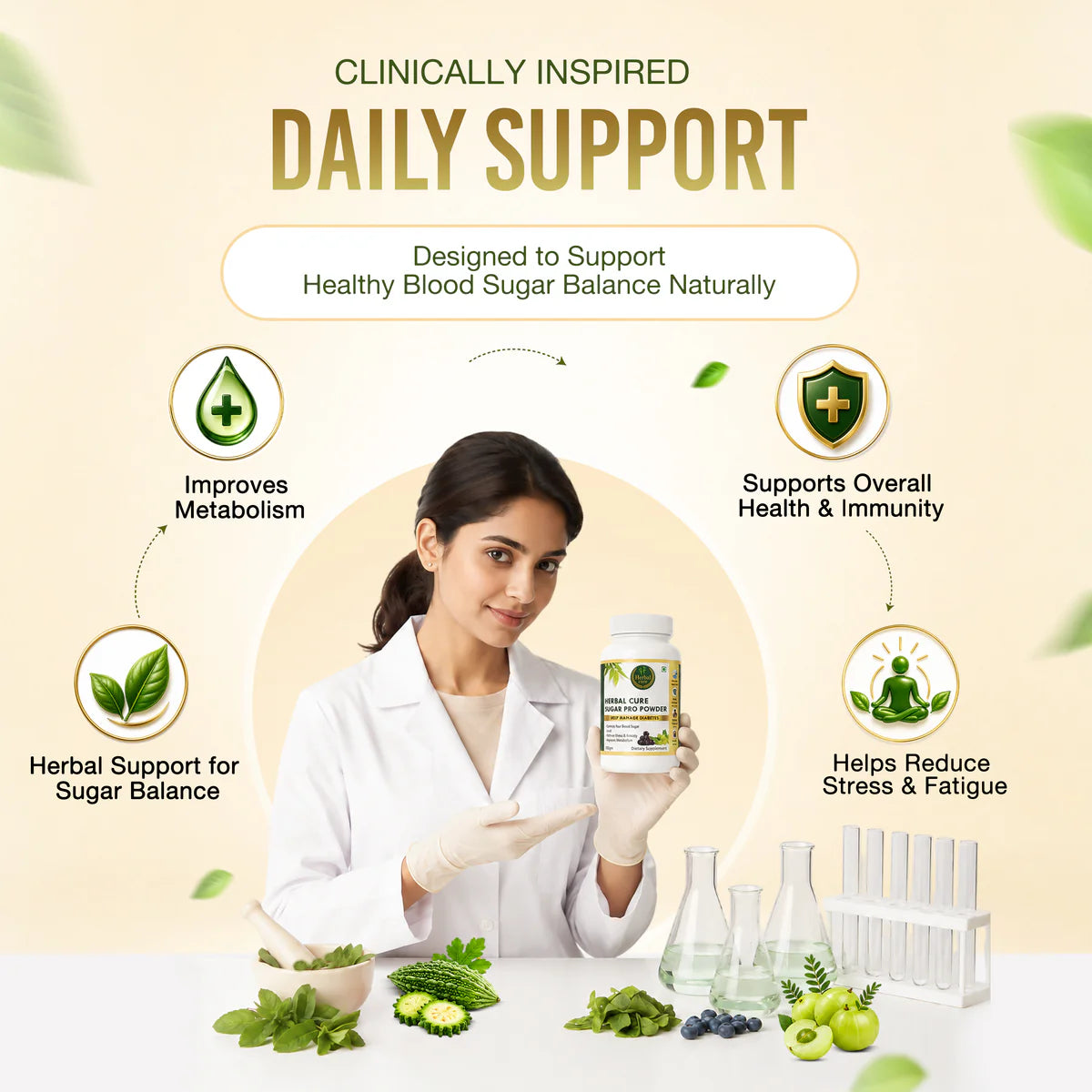 HERBAL SUGAR PRO POWDER Premium Herbal Blend for Blood Sugar Balance