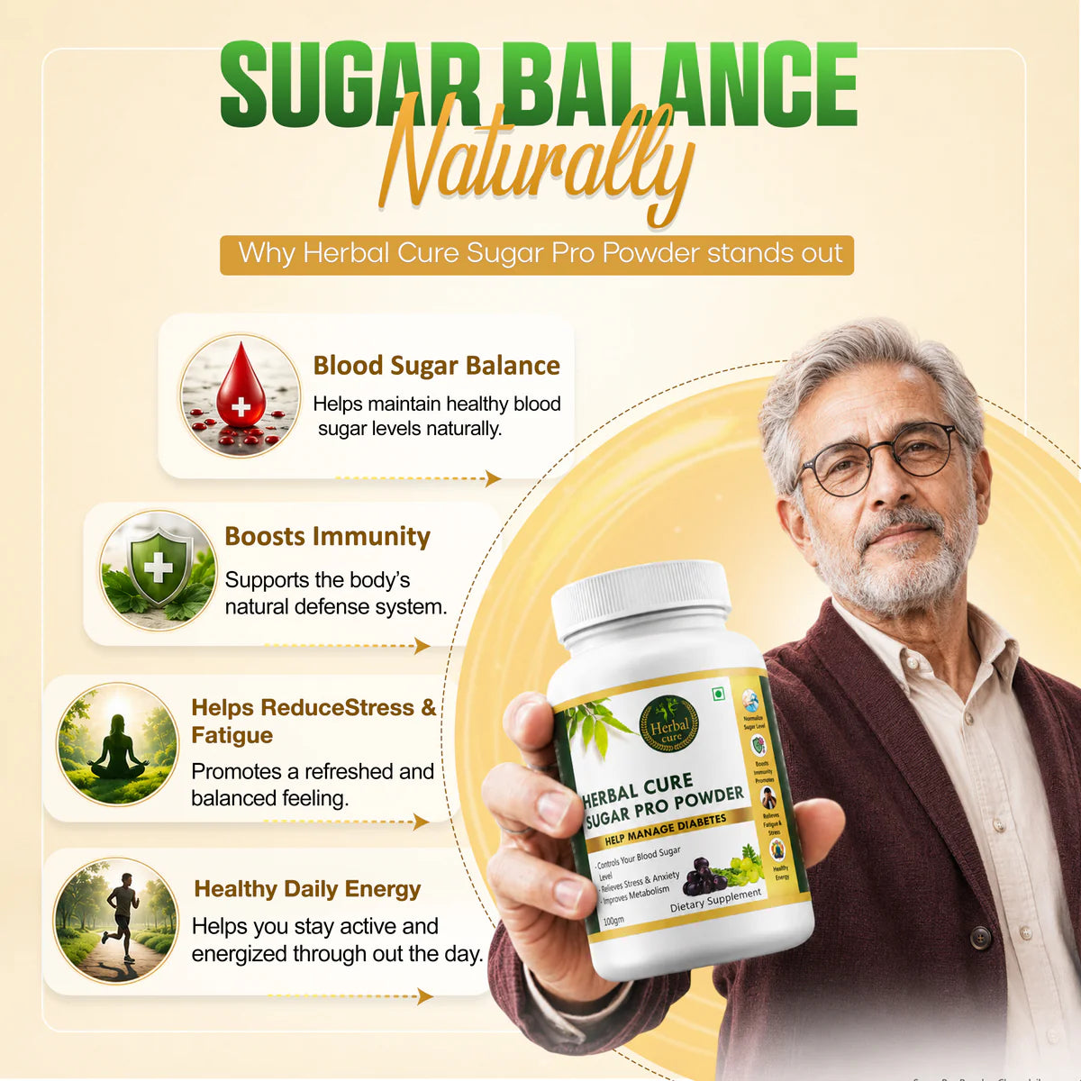 HERBAL SUGAR PRO POWDER Premium Herbal Blend for Blood Sugar Balance