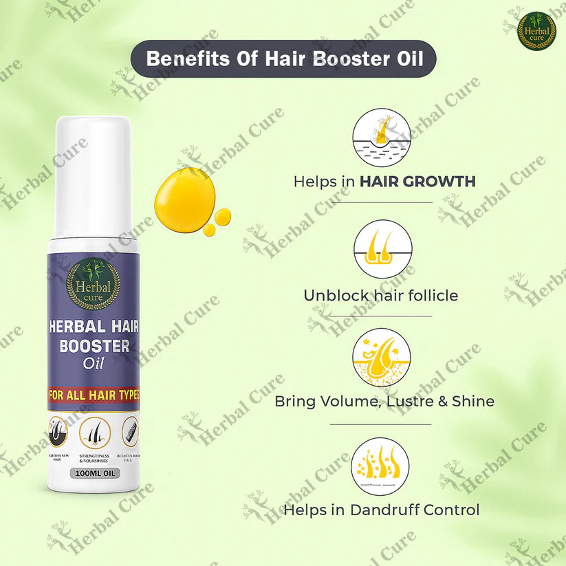 Herbal Hair Booster Oil-For Men and Women 100 ML Oil