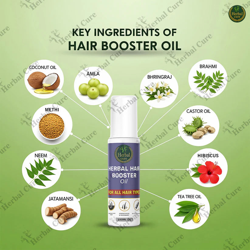 Herbal Hair Booster Oil-For Men and Women 100 ML Oil