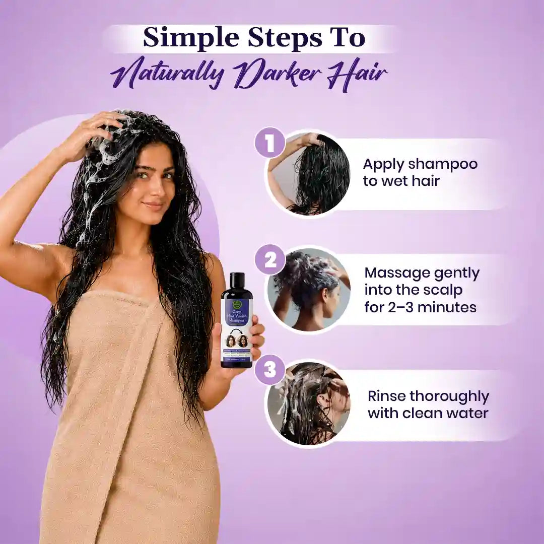 Grey Hair Vanish Shampoo Grey Hair Care & Stronger Hair ⭐