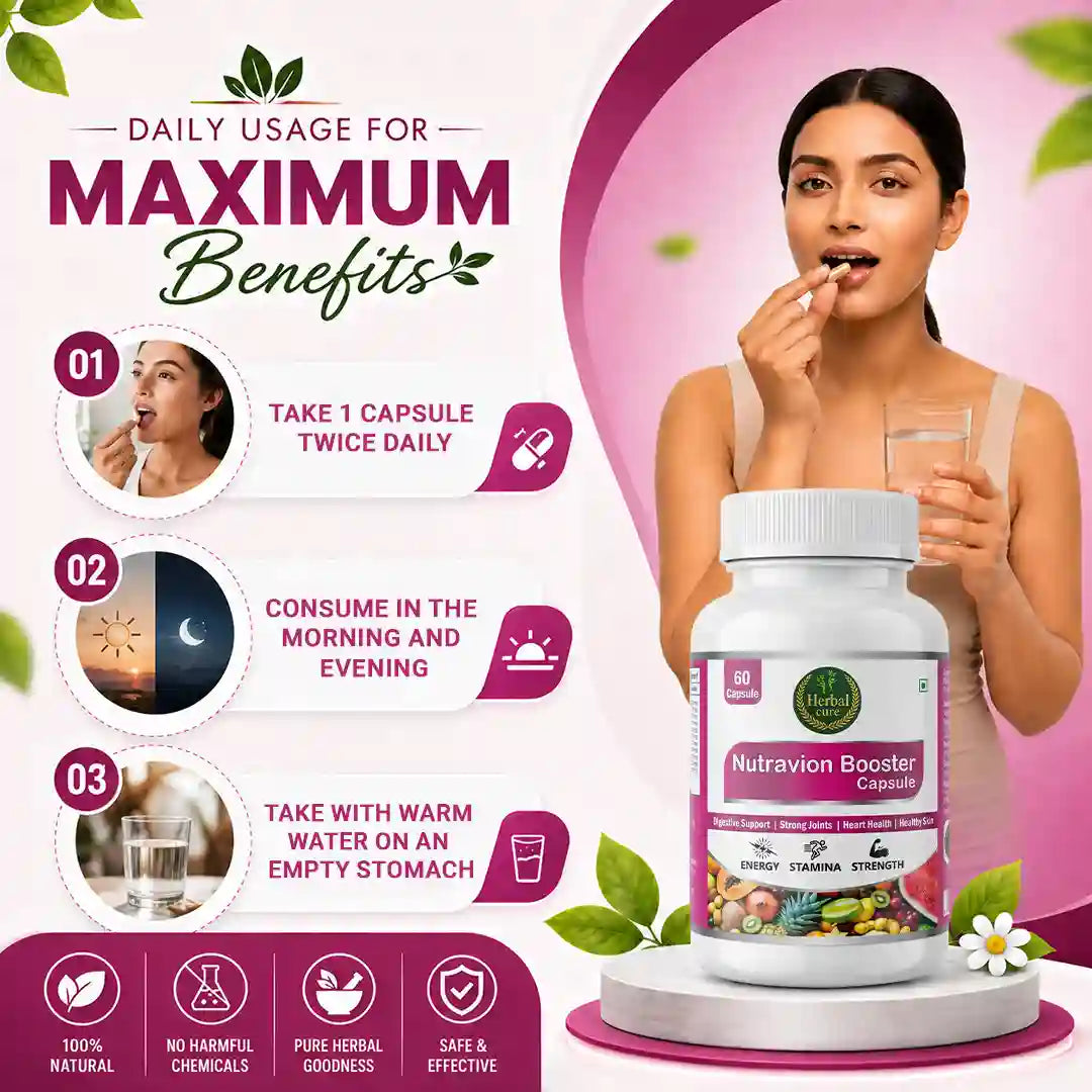 Nutravion Booster Capsule – Daily Energy & Stamina Support