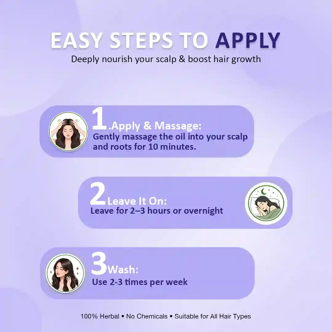Herbal Hair Booster Oil-For Men and Women
