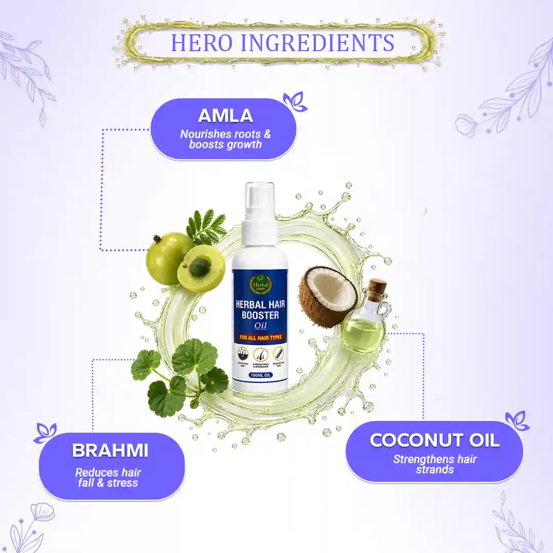 Herbal Hair Booster Oil-For Men and Women