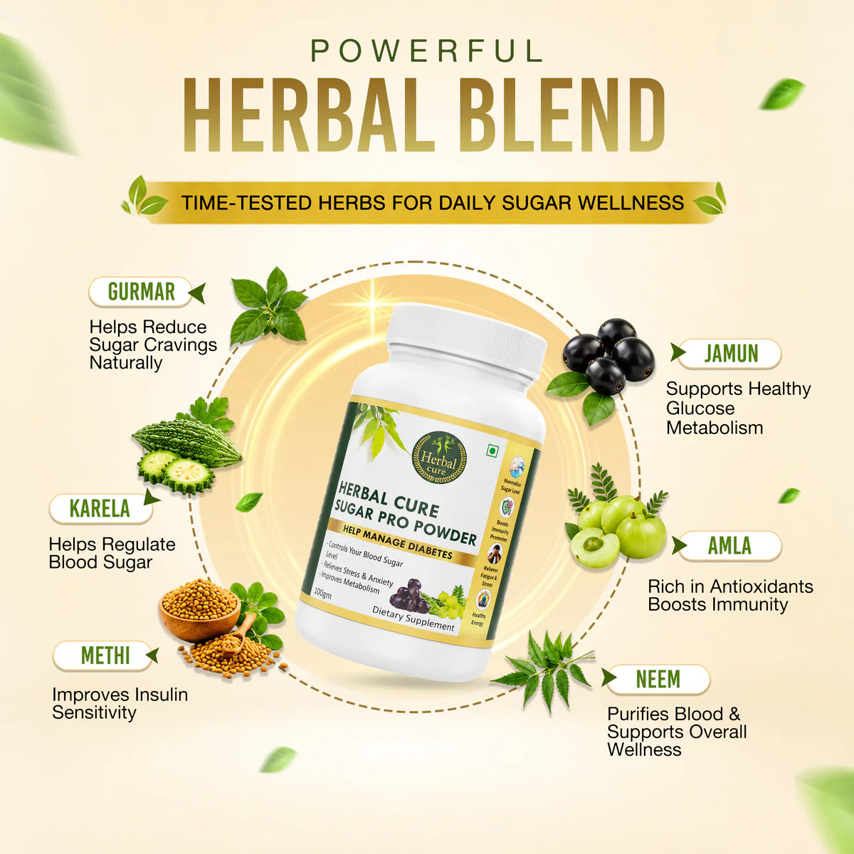 HERBAL SUGAR PRO POWDER Premium Herbal Blend for Blood Sugar Balance
