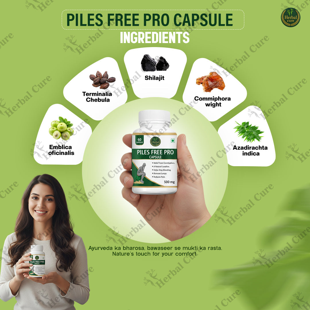 Piles Free Pro Capsule with ingredients 