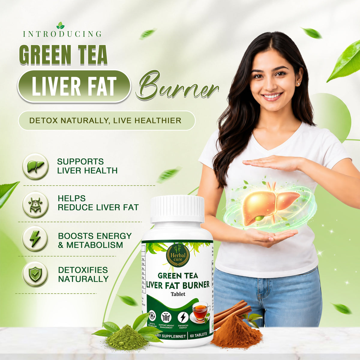Herbal Green Tea Liver Fat Burner