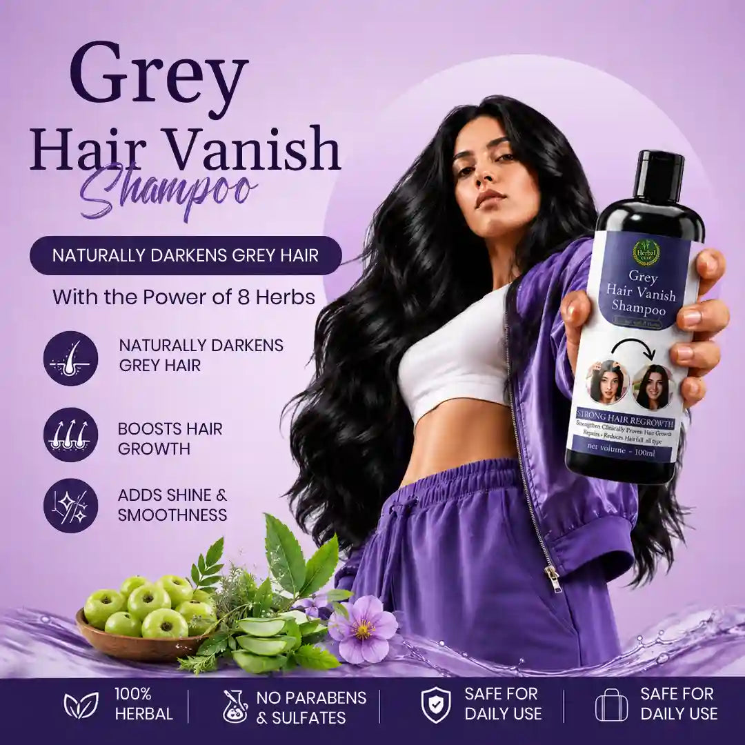 Grey Hair Vanish Shampoo Grey Hair Care & Stronger Hair ⭐