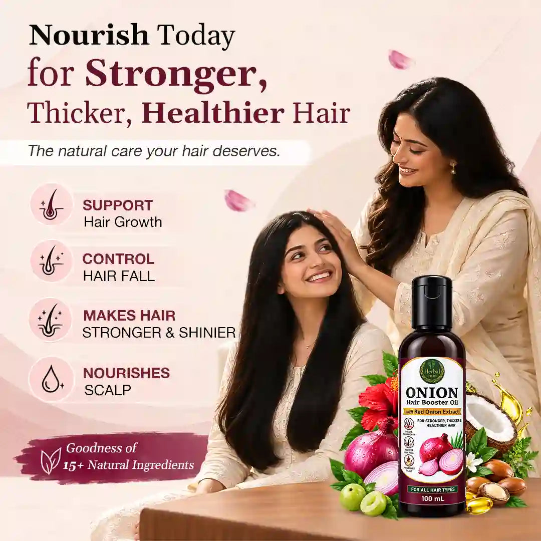 Onion Hair Booster Oil with Red Onion Extract