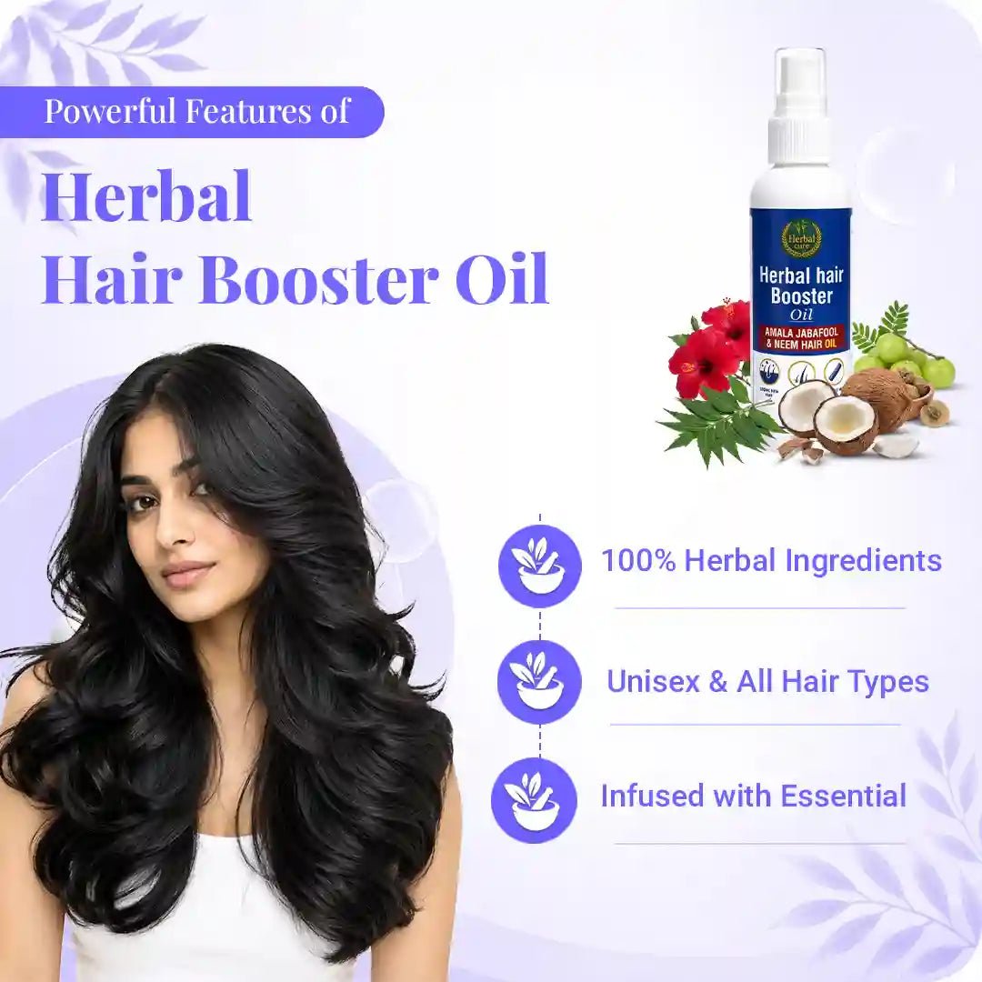 Herbal Hair Booster Oil-For Men and Women