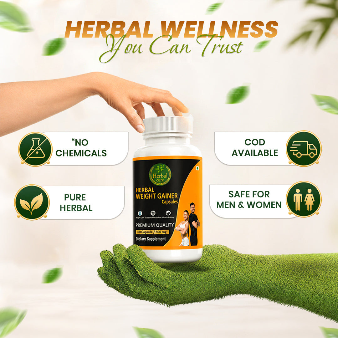 Herbal Weight Gainer Capsule for Men & Women