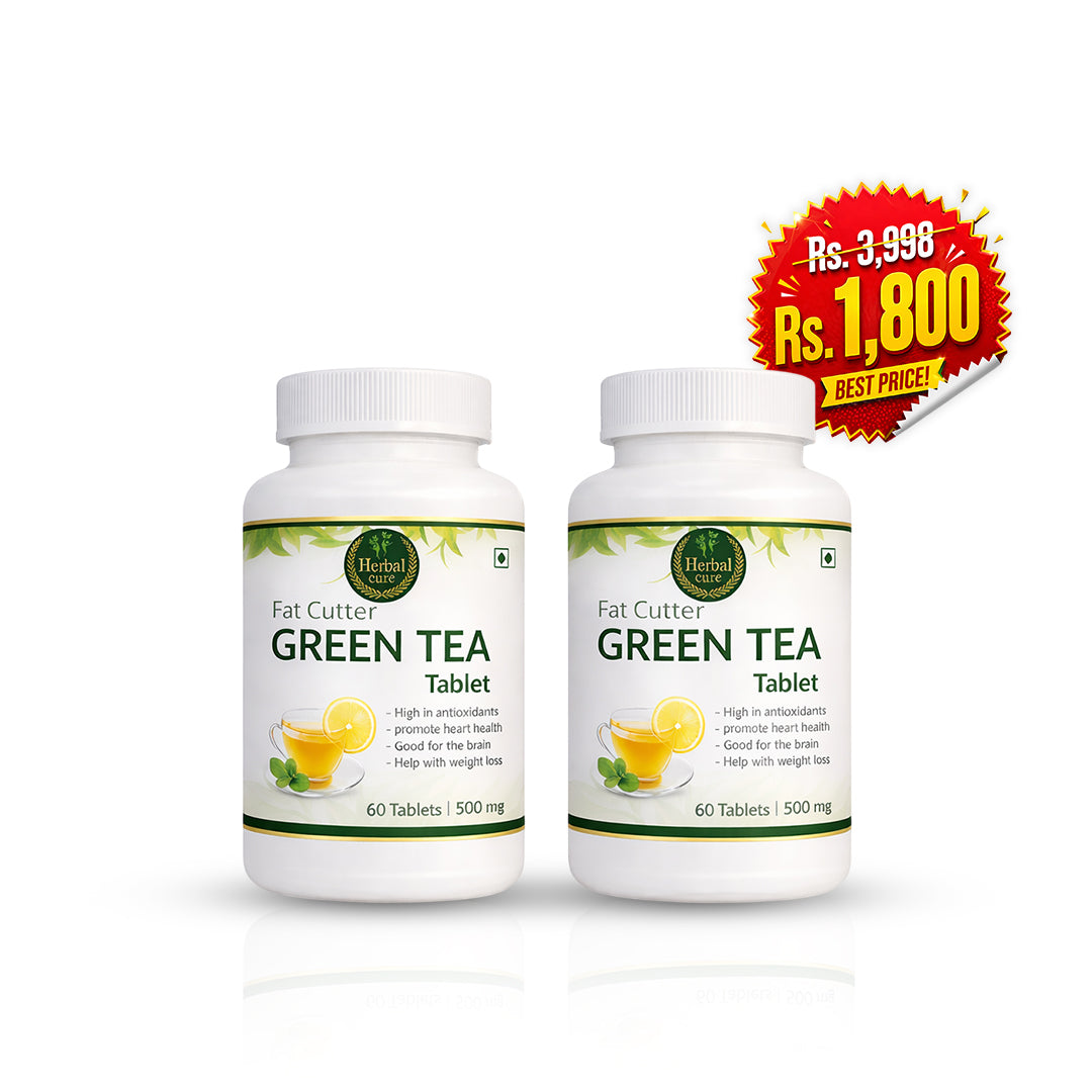 Herbal Cure Green tea fat cutter 2 Month Pack